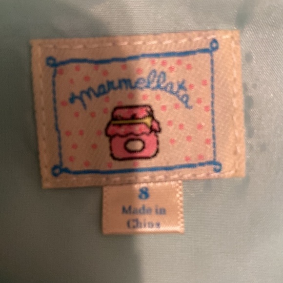 MARMELLETTA size 8 girls mint green dress - Picture 3 of 4